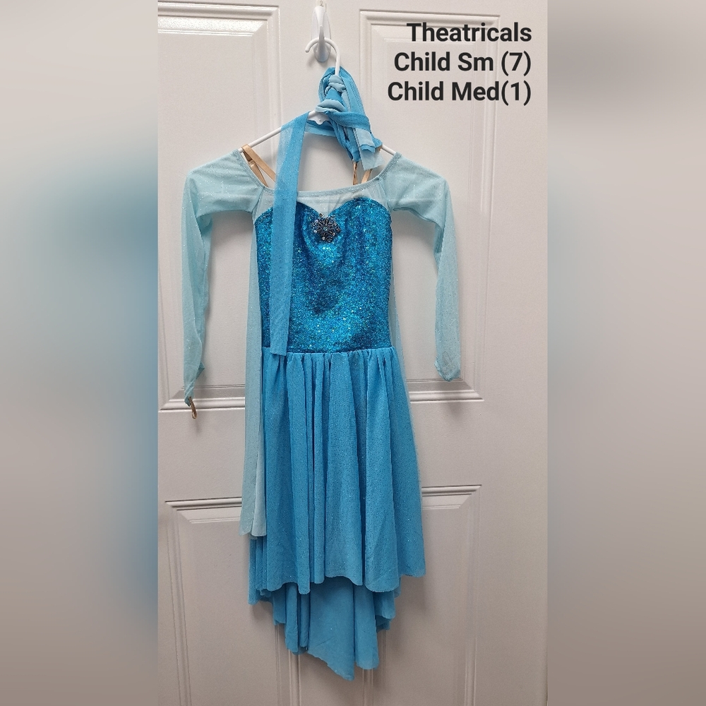 Enchanting Blue Kids Costume Dress
